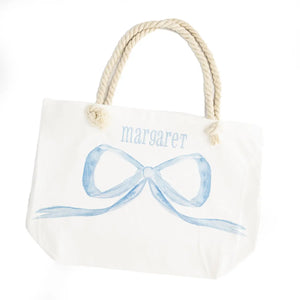 Blue Bow Tote